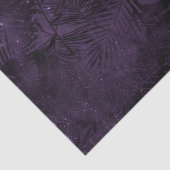 Lila und schwarze Blätter Seidenpapier (Ausschnitt)