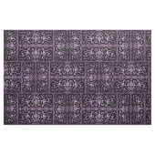 Lila und schwarze Blätter Stoff (Fat Quarter (45,7 x 55,9 cm))