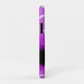 Lila und schwarze Grafik Case-Mate iPhone Hülle (Hinten/Rechts)