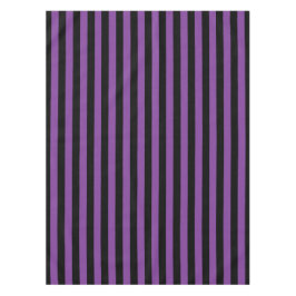 Lila und schwarze Hexen Streifen Halloween Gemuste Tischdecke