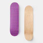 Lila und schwarze Karos, Skateboard (Vorderseite)