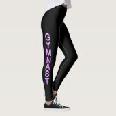 LILA UND SCHWARZE LEGGINGS (Rechts)