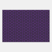 Lila und schwarze Papierpackung 400 c Geschenkpapier Set (Vorderseite 3)