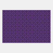 Lila und schwarze Papierpackung 400 c Geschenkpapier Set (Vorderseite 2)