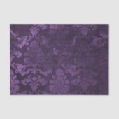 Lila und schwarzer Damast Seidenpapier (Vorderseite)