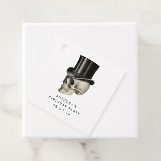 Lila und schwarzer Extravaganter Viktorianischer G Geschenkanhänger (Beispiel)