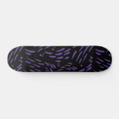 Lila und schwarzer Fluss Skateboard (Horizontal)