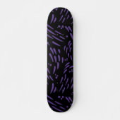 Lila und schwarzer Fluss Skateboard (Vorne)