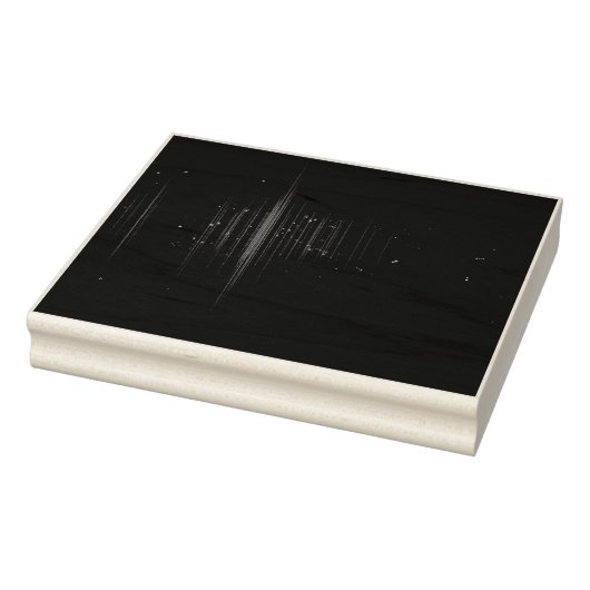 lila und schwarzer Hintergrund mit Linien und Ster Gummistempel (Stempel)