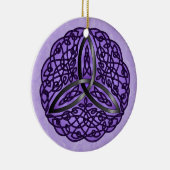 Lila und schwarzer keltischer keramikornament (Rechts)