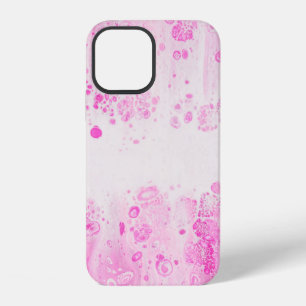 LILA UND SCHWARZER POLKA-PUNKT-STOFF iPhone 12 HÜLLE