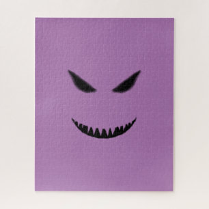 Lila und schwarzes Böse Puzzle