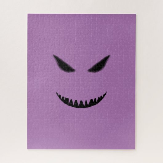 Lila und schwarzes Böse Puzzle (Vertikal)