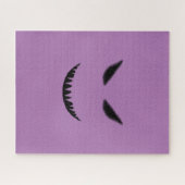 Lila und schwarzes Böse Puzzle (Horizontal)