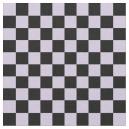 Lila und schwarzes Schachbrettmuster Stoff
