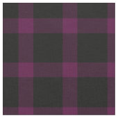 Lila und schwarzes Tartan-Kariertes Muster Stoff (Nahaufnahme)