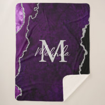 Lila und silberer Marmorschlauch