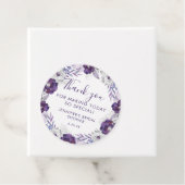 Lila und silberfarbenes Brautparty Geschenkanhänger (Beispiel)