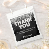 Lila und silberne Gastgeschenke Geschenktütchen (Ausgeschnitten)