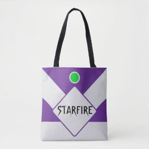 Lila und silberne geometrische Totentasche Tasche