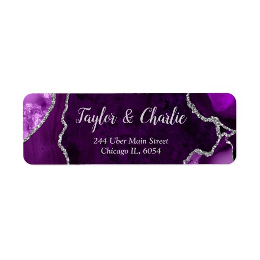 Lila und silberne Marmorhochzeit (Vorne)