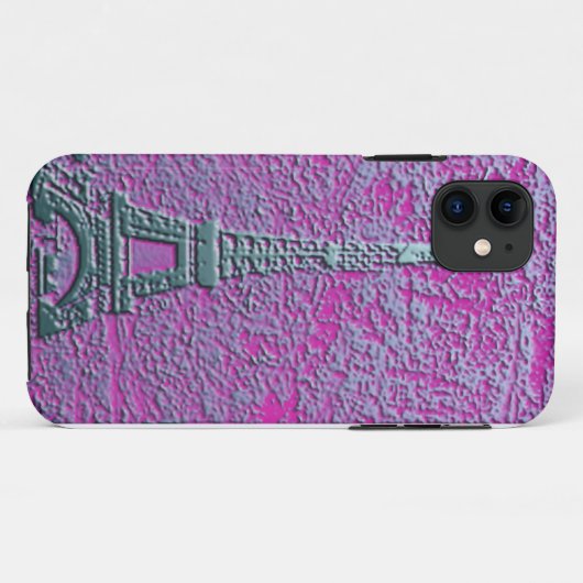 Lila und silberner Case-Mate iPhone hülle (Rückseite (Horizontal))