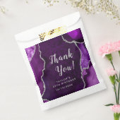 Lila und Silver Agate Geburtstag Vielen Dank Geschenktütchen (Versiegelt)