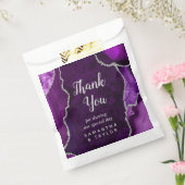 Lila und Silver Agate Wedding Vielen Dank Geschenktütchen (Versiegelt)