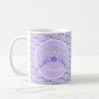 Lila und Silver Tiara Tasse individuell anpassen