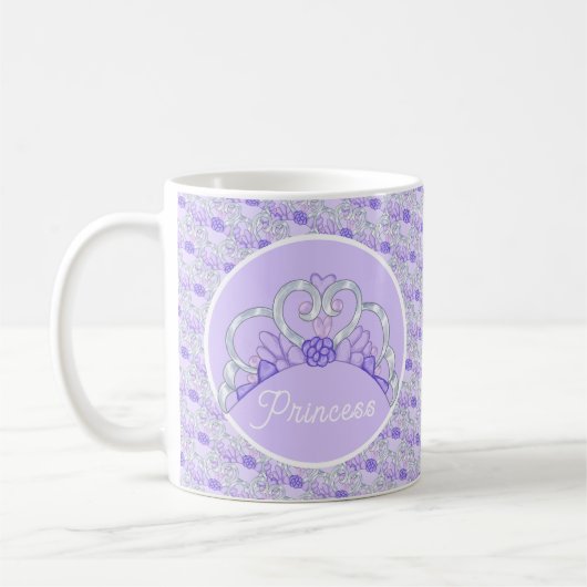 Lila und Silver Tiara Tasse individuell anpassen (Links)