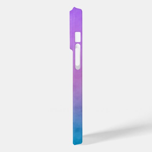 Lila und türkischer Personalisierter Fall Case-Mate iPhone Hülle (Rückseite / Links)