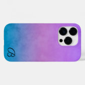 Lila und türkischer Personalisierter Fall Case-Mate iPhone Hülle (Rückseite (Horizontal))