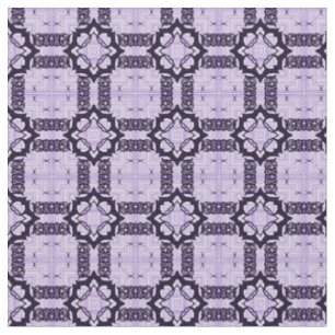 Lila und Violett Geometrisches Muster Stoff