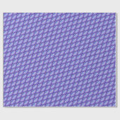 Lila und violette kleine Fans Geschenkpapier (Flach)