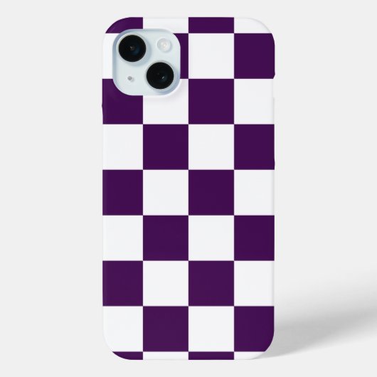 Lila und weiß Case-Mate iPhone hülle (Rückseite)