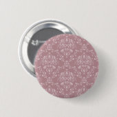 Lila und Weiß Damast Button (Vorne & Hinten)