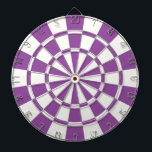 Lila und weiß dartscheibe<br><div class="desc">Lila und weißes Dart Board</div>