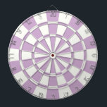 Lila und weiß dartscheibe<br><div class="desc">Lila und weißes Dart Board</div>