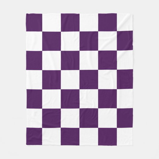 Lila und weiß fleecedecke (Vorderseite)