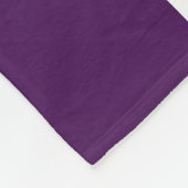 Lila und weiß fleecedecke (Ecke)