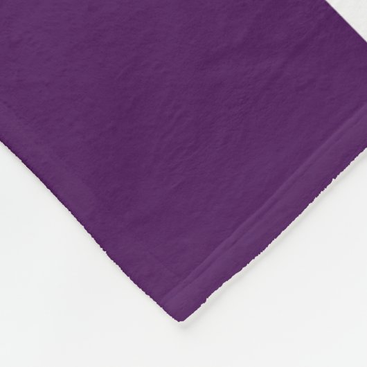 Lila und weiß fleecedecke (Ecke)