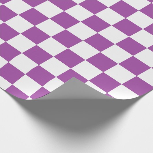 Lila und weiß geschenkpapier (Ecke)