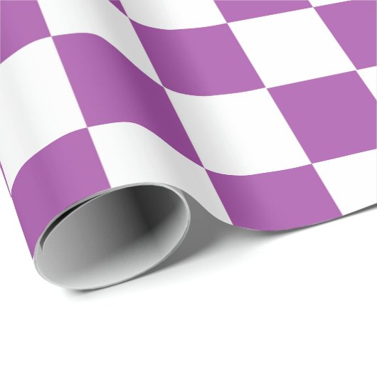 Lila und weiß geschenkpapier (Rolleneckpunkt)