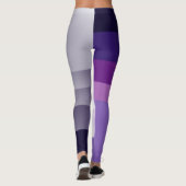 Lila und weiß leggings (Rückseite)