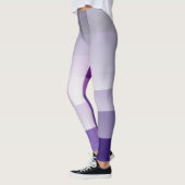 Lila und weiß leggings (Links)