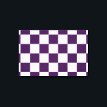 Lila und weiß leinwanddruck<br><div class="desc">Das lila und weiße Muster besteht aus Reihen abwechselnd weißer und dunkler lila Quadrate. Fühlen Sie sich frei, um das Produkt zu Ihrem eigenen machen. Digitales 9000 x 6000 Pixel Bild. Copyright ©2014 Claire E. Skinner, Alle Rechte vorbehalten. Um dieses Design auf anderen Artikeln zu sehen, klicken Sie auf den...</div>