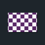 Lila und weiß leinwanddruck<br><div class="desc">Das lila und weiße Muster besteht aus Reihen abwechselnd weißer und dunkler lila Quadrate. Fühlen Sie sich frei, um das Produkt zu Ihrem eigenen machen. Digitales 9000 x 6000 Pixel Bild. Copyright ©2014 Claire E. Skinner, Alle Rechte vorbehalten. Um dieses Design auf anderen Artikeln zu sehen, klicken Sie auf den...</div>