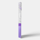 Lila und weiß Marmor Case-Mate iPhone Hülle (Rückseite / Rechts)