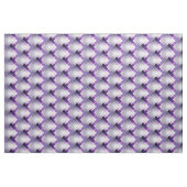 Lila und weiß stoff (Yard (91,4 cm))