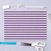 Lila und Weiß Stripes Seidenpapier (Handwerk)